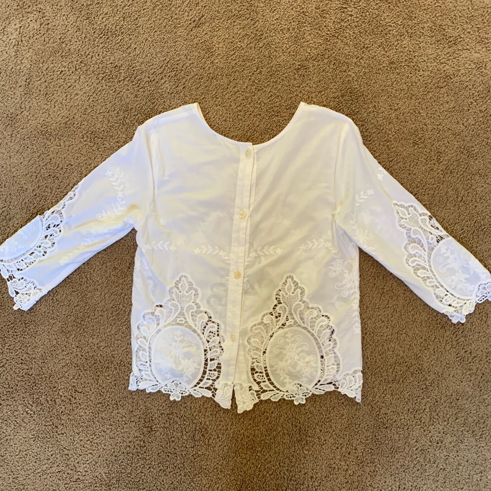 Beautiful White Lace Top